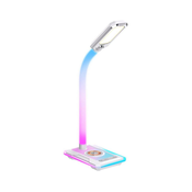 Immax 08989L - LED RGBW prigušiva stona lampa sa Qi bežicnim punjenjem 30W/230V crna