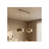 Brilagi - Luster na sajli 2xE27/60W/230V bež/zlatna