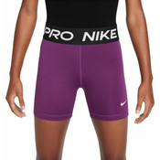 Djevojke kratke hlace Nike Girls Pro 3in Shorts - viotech/black/white