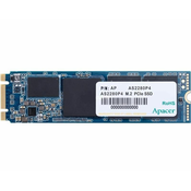 APACER SSD M.2 NVME 256GB AS2280P4 M.2 PCIe 3200MBs/2000MBs