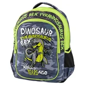 Sazio Neo Školski ranac za decake T-Rex 1M Smash, 43x33x20cm, Maslinasti