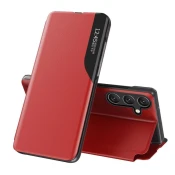 MG Eco Leather View knjižni ovitek za Samsung Galaxy A36, rdeča