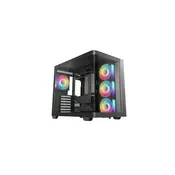DEEPCOOL ATX CG530U 4F kućište, bez napajanja, crno, s staklenim panelima
