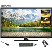 LED TV MANTA 19LHN123D, 48cm (19"), HD, 220V+12V napajanje, DVB-C/T2/HEVC, HDMI, USB, Hotel Mode
