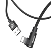 USB kabel Baseus MVP Elbow USB iPhone Lightning 2A 1m crni