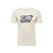 EA7 Emporio Armani Majica bež / antracit / črna / bela