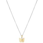 Ženska freelook srebrna zlatna ogrlica od hirurškog Celika ( frj.3.6034.4 )
