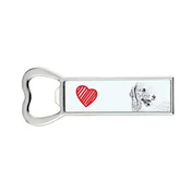 Artdog Bedlington terier, Rothbury terier - odpirač za steklenice s psom, personaliziran odpirač za hladilnik, unikatno darilo za moškega Art-Dog