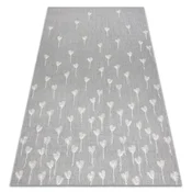 eoshop Preproga FLAT 48779/637 Flowers- Grey KREM ( - Velikost: 80x150 cm)