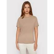 Pieces Majica Ria 17086970 Bež Regular Fit