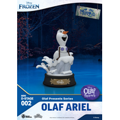 BEAST Beast Kingdom - Mini Diorama Stage-002-Olaf - Olaf Ariel - Mala morska deklica: klasičen prizor, kjer Ariel poje na skali, (21255851)