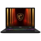 Prenosnik MSI Crosshair A16 HX Ryzen 9-7945HX, 64GB RAM, 1TB SSD, Windows 11 Pro, RTX5060