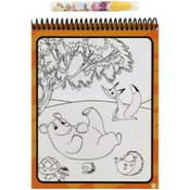 Carobna vodena slika/blok olovke sa životinjama, 4 lista