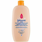 Johnsons Baby Wash and Bath peneča kopel in gel za umivanje 2v1  500 ml