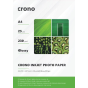 Crono PHPL4A, sijajni fotografski papir, A4, 230 g, 25 kosov