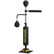 Homestar Nastavljiv stojalo za boks 107x36x140-205 cm Črno