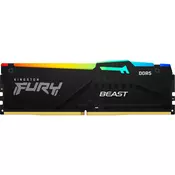 KINGSTON DIMM DDR5 16GB 5600MT/s KF556C36BBEA-16 Fury Beast RGB EXPO