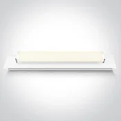 LED STENSKA LUČ ZA KOPALNICO CCTV 18W IP44 BELA DM38118K/W/V