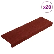 vidaXL vidaXL Samolepilne preproge za stopnice 20 kosov Bordeaux Red, (21826916)