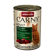 Animonda Cat Carny Adult, govedina, jelenje meso i brusnica 24 x 200 g (83478)