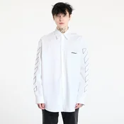 Srajca Off-White Diag Outl Popl Over Shirt White/ Black XL