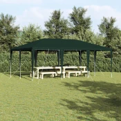 Šator za zabave Zelena 600 x 400 x 266 cm Polietilen i celik