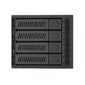 CHIEFTEC CMR-3141SAS 4 x 3.5 ili 4 x 2.5 SATA crna fioka za hard disk