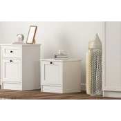 Hanah Home Nocni stocic Rb-168-02, 45x45x40 cm, Beli