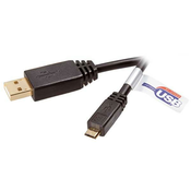 VIVANCO USB 2.0 Kabel za povezivanje CC 1,8m VIVANCO 45217 U6 18 MC1 Prikljucak Tip A/mikro B, certificiran