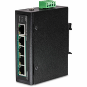 Trendnet TI-PE50 mrežni prekidac Neupravljano Fast Ethernet (10/100) Podrška za napajanje putem Etherneta (PoE) Crno