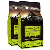 Black Olympus Senior, Light, Sterilized - Turkey & Salmon 2 x 12 kg