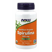 Now® Foods NOW Spirulina Organic, 500 mg, 100 tablet