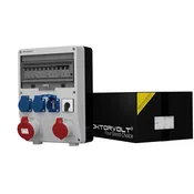 shumee Razdelilna omarica za stavbe s stikalom TD-S/FI 32A 16A, 3x230 vtičnic Mennekes Doktorvolt 2503
