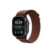 APPLE Watch Ultra 4 GPS + Cellular 49mm Black Titanium Case with Burgundy Alpine Loop - M (MJC14SE/A)