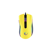 Rampage SMX-R44 Macro RGB gamer miška, rumeno/črna