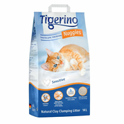 Tigerino Nuggies Ultra mačji pesek - Sensitive (brez parfuma) - Varčno pakiranje: 2x14 l