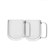 Set of 2 glass mugs, double-walled, 350 ml - Zokura