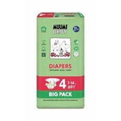 MUUMI BABY eko otroške plenice Big Pack vel. 4 MAXI (7-14 kg) 69 kosov