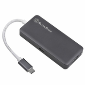 SilverStone SST-EP14C - USB 3.1 Typ-C Gen1 auf HDMI, 3x USB 3.1 Gen 1 Type-A, 1x USB 3.1 Gen 1 Type- SST-EP14C