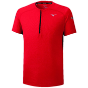 Mens T-shirt Mizuno Solarcut ER Trail HZ Tee red, L