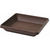 Plastia Kvadratna skleda Lotus - čokoladna 14x14