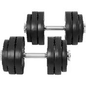 Gorilla Sports Set od 2 podesive bucice (Ukupno 30 kg)