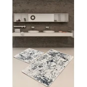 Lessentiel Maison Kupatilski otirac Kenzo, 2 komada, Sivi