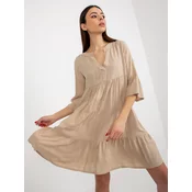 Dress-D73761M30214C-beige