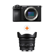 Fotoaparat Sony - Alpha A6700, Black + Objektiv Sony - E PZ, 10-20mm, f/4 G
