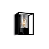 Moretti Luce Zunanja stenska svetilka Cubic3 3366 črna/čista - Sodobni - črna, prozorna - Kovina