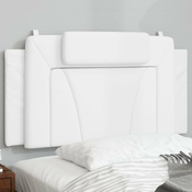 Greatstore Vzglavna stranica bela 100 cm umetno usnje