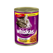 Whiskas Adult mokra hrana za mačke, piščanec, 24x400 g