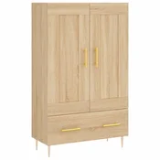 Vidaxl Visoka omara 69,5x31x115 inženirski les