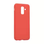 Maska Leather Look za Samsung A6 Plus/A605G (2018) crvena.